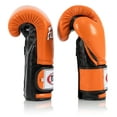 thumbnail image 5 of Fairtex BGV9 Mexican Style Orange Black Muay Thai Boxing Glove - Heavy Hitter, 5 of 5