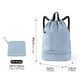 thumbnail image 2 of Mochila impermeable con cordón, bolsa de separación para humedad y sequedad, plegable (azul), 2 of 9