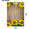 thumbnail image 2 of FMSHPON Beautiful Sunflowers Wooden Clipboard Hardboard Wood Nursing Clip Board and Pull for Standard A4 Letter 13x9 inches, 2 of 7