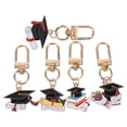 thumbnail image 1 of 5 llaveros de la clase 2025, llaveros de graduación, llaveros de birrete para fiesta de graduación, recuerdos y accesorios para mochilas escolares., 1 of 6