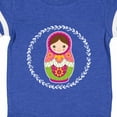 thumbnail image 4 of Inktastic Matryoshka Russian Cute Pink Nesting Doll Girls Baby Bodysuit, 4 of 5