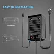 GOODSMANN Low Voltage Transformer 200 Watt with Timer, Photo Eye Sensor and Weather Shield for Outdoor Lighting 120V AC to 12V AC 9920-0200-01