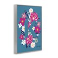 thumbnail image 4 of Stupell Industries Floral Bloom Letter K Botanical & Floral Painting Gray Framed Art Print Wall Art, 12 x 18, 4 of 10