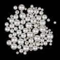 thumbnail image 3 of 100 piezas blancas s rellenos de florero perlas imitadas perlas fabricación de joyas perla decoración del hogar artículo popular regalo hecho Baoblaze Perlas de perlas redondas blancas, 3 of 8