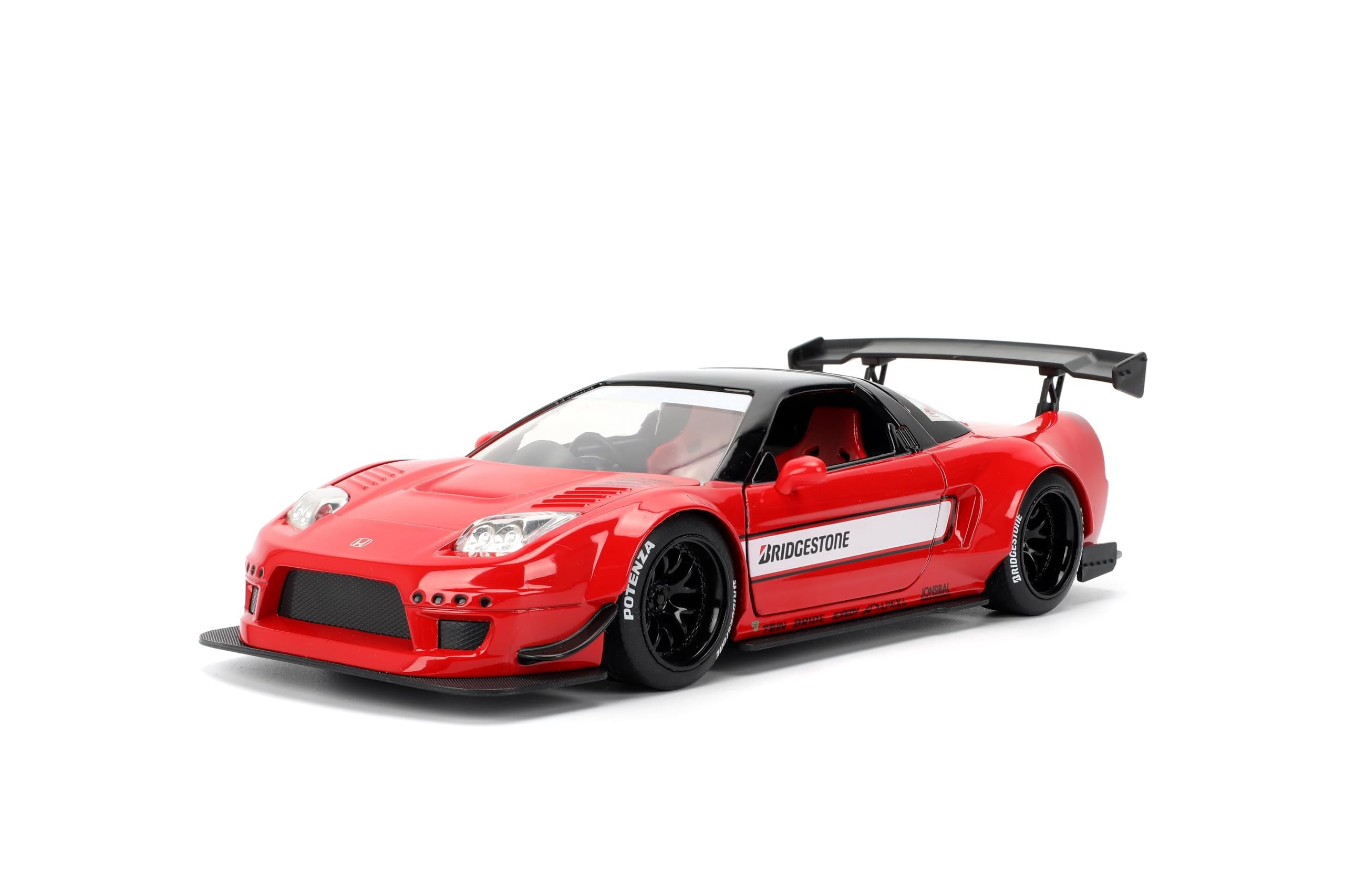 Jada Toys JDM Tuners 1:24 Scale Die-Cast 2002 Honda NSX Type-R Japan Spec  Opening Doors, Detailed Interior, Rubber Tires, Collectible for Ages 8+Red