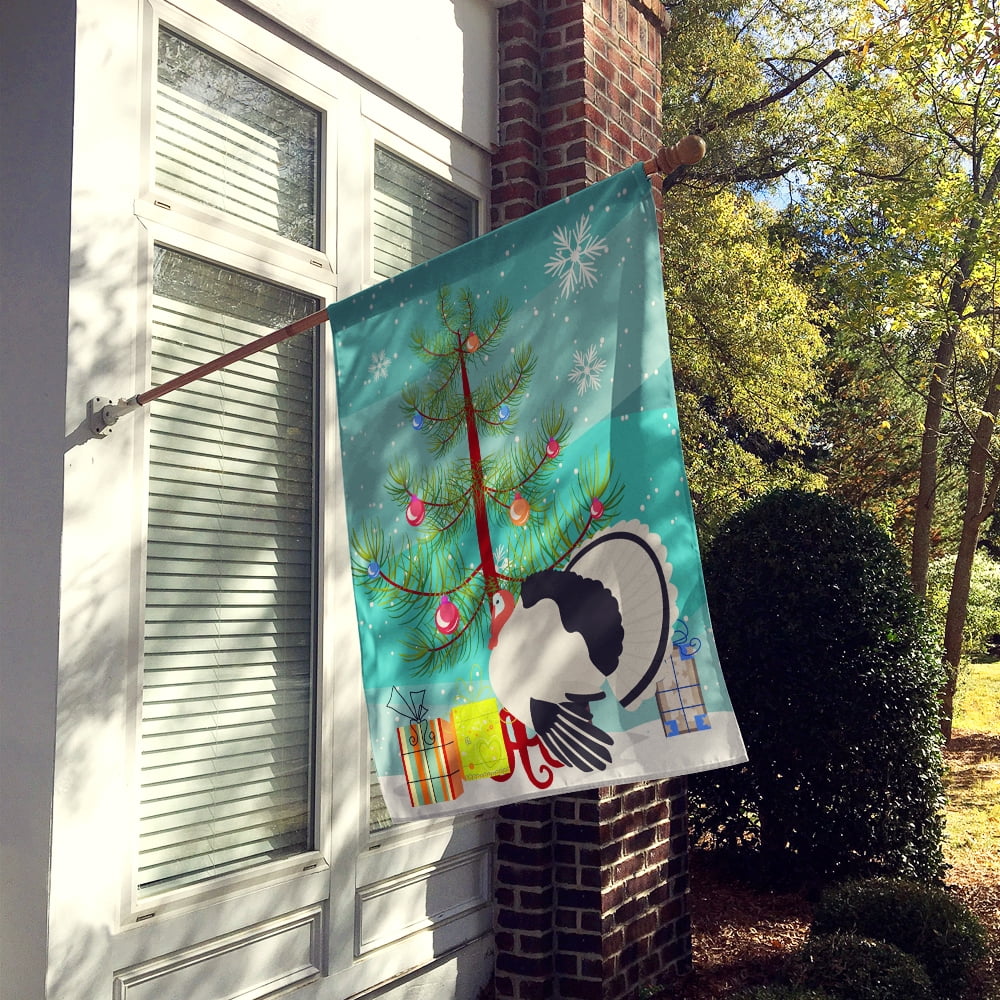 Royal Palm Turkey Christmas Flag Canvas House Size