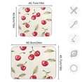 thumbnail image 4 of Yayeee Dish Drying Mat for Kitchen Counter 16"x18" Microfiber Absorbent Pad, Red Cherry, 4 of 7