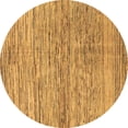 thumbnail image 1 of Ahgly Company Indoor Round Abstract Brown Modern Area Rugs, 8' Round, 1 of 4