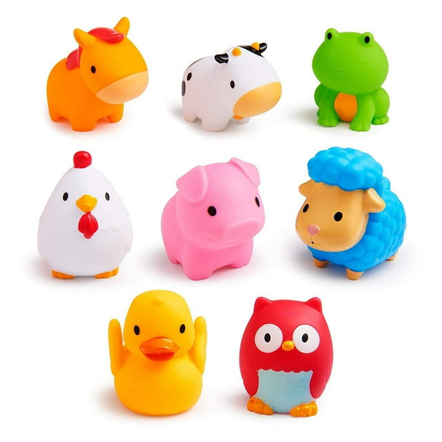 Munchkin Squirtin Juguete de bano, Barnyard Friends Munchkin Munchkin
