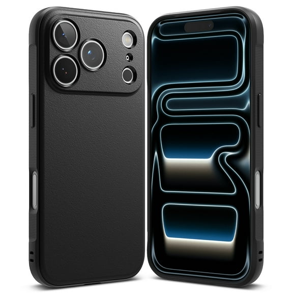 Ringke Onyx [Non-Slip Grip] for iPhone 17 Pro Case, Slim Rugged Anti-Fingerprint Shockproof Cover - Black
