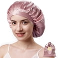 thumbnail image 1 of Gorro de seda Kaome 100% seda morera 22 Momme para mujer, 1 of 9