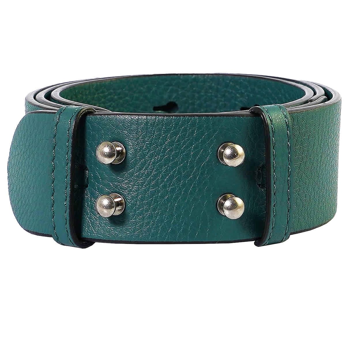 Burberry Ladies Small Belt Bag Grainy Leather Belt in Sea Green -  
