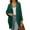 DarkGreen, variant on Women's Fall Waffle Sweater Cardigan Batwing Long Sleeve Loose Open Front Knit Coat S-XXL