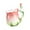 red, variant on DOLITY Ceramic Coffee Mug 320ml Pottery Mug Drinking Cup for Tea Latte Hot Beverage Pink