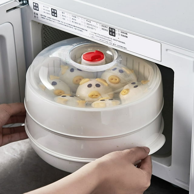 Microwave Vegetable Steamer, Microwave Steamer for Vegetables, Vegetable Steamer, Microwave Steamer, Microwave Steamer Transparent Lid Microwave Vegetable Steamer Seafood Steamer