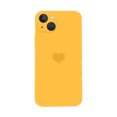 thumbnail image 1 of ML Solid Candy Color Love Heart Phone Case For iPhone 13 12 11 14 Pro Max XS Max XR X 8 7 14 Plus Soft Silicone Bumper Cover, 1 of 7