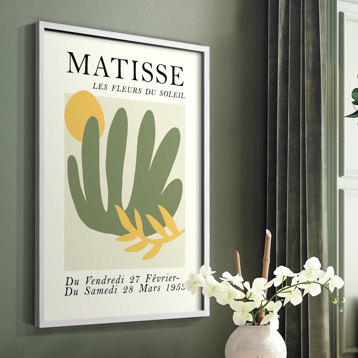 Matisse CCLXXVIII in Solid Wood 8 x 10 Framed Print
