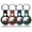 Green Black Brown Blue, variant on 4 Pack AirTag Holder, Airtag Keychain for Apple Air tag, Air Tag Holder Protective Tracker Cover for Backpacks, Keys, Bags, Pets, and Luggage (Multi-Color)