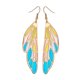 thumbnail image 2 of Pendientes colgantes con forma de ala Xihbxyly accesorios femeninos, 2 of 6