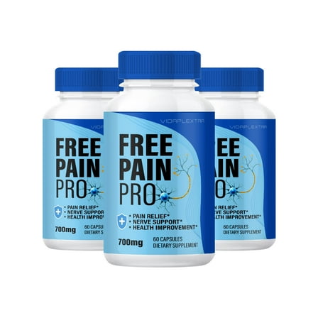 (3 Pack) Free Pain Pro Capsules - Free Pain Pro Capsules