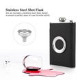 thumbnail image 2 of Collapsible Shot Glass 8 Oz Stainless Steel Shot Flask With Built In Collapsible Shot Glass And Funnel, 2 of 8