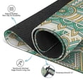 thumbnail image 3 of Green Mahjong Mat for Table, 31.5*31.5in Anti Slip American Mahjong Table Cloth, Noise Reduction, Neoprene Mah jongg Mat with Carrying Bag & 3 Dices, Mahjong Accessories Gift, Board Tile Games Mats, 3 of 7