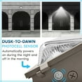 thumbnail image 2 of Luxrite Slim LED Wall Pack Light with Dusk to Dawn, 72W-120W Tunable, 16200LM, 3CCT 3000K-5000K, IP65, 120-277V 2 Pack, 2 of 7