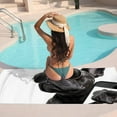 thumbnail image 7 of GZHJMY Beach Towel for Women Girls, Cool Trendy Posing French Bulldog with Sunglasses Bath Towel, Oversized Lightweight Sport Towel, 31x63 Inch, 7 of 7