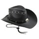 thumbnail image 1 of Sombrero de vaquero Zulema de PU cuero negro sombrero de vaquero, 1 of 8