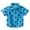 Sky Blue, variant on Xudanell Boys Summer Short Sleeve Kids Holiday Floral Shirts T Shirt Toddler Gentleman Cartoon Prints Tops