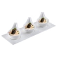 thumbnail image 3 of Cuencos blancos para mojar, plato para salsa, plato para salsa de soja, condimentos, salsas, guarniciones, cerámica Grande, 3 of 8