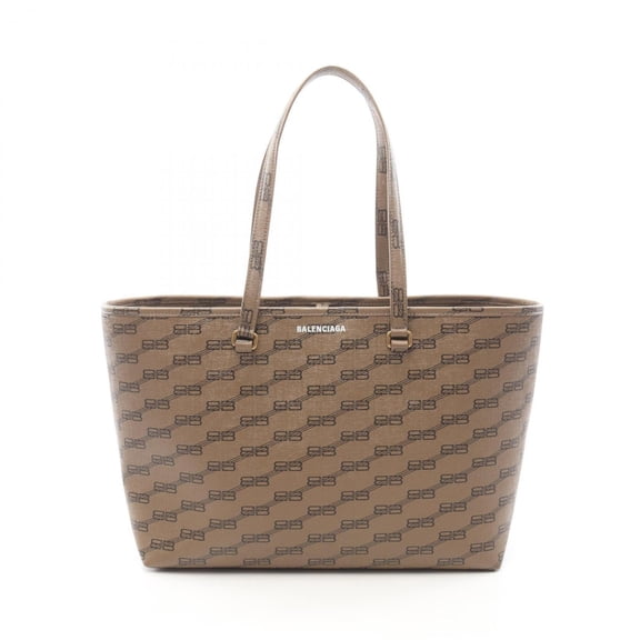 Pre-Owned Balenciaga Signature Shopper M BB Monogram Tote Bag Handbag, Coated Canvas, Women's,...