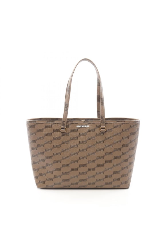 Pre-Owned Balenciaga Signature Shopper M BB Monogram Tote Bag Handbag, Coated Canvas, Women's,...