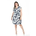 thumbnail image 1 of Vestido floreado Roman Fashion Tallas Extras 8867-14 Marino Flor azul marino 40, 1 of 6