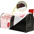 thumbnail image 4 of Valentine Red Truck Magnetic Mailbox Cover Heart Gnome Mailbox Covers Magnetic Mailbox Wraps Post Letter Box Cover Garden Standard Size 18 X 21 inch, 4 of 6
