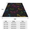 thumbnail image 2 of Yiaed Butterfly Pattern Fleece Throw Blanket,Fleece Throw Blankets for Couch & Bed All Season Use -60"x50", 2 of 6
