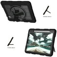 thumbnail image 3 of Case for iPad Pro 11 2022/2021/2020/2018, Heavy Duty Kids Case with Kickstand & Pencil Holder & 360 Rotating Hand Strap & Crossbody Strap Case Cover for iPad Air 4/Air 5 - Black, 3 of 7