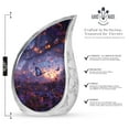 thumbnail image 2 of SUBSH Purple Meadow Urn For Ashes For Mom - Urn For Human Ashes Adult Male - Urns For Human Ashes - Combo 1 Large & 4 Small - Urns For Ashes Keepsake - Cremation Urns For Ashes, 2 of 2