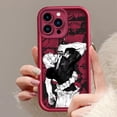 thumbnail image 3 of Toji Jujutsu Kaisen Anime para Apple iPhone 15 14 13 12 11 Mini XS XR X 8 7 Pro Max Plus Pro, escalera de ojo suave a prueba de golpes, 3 of 5