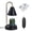 Black, variant on Marycele Candle Warmer Lamp, Black Electric Dimmable Wax Melt Warmer with Timer and 2 Bulbs