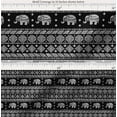 thumbnail image 2 of Soimoi Cotton Cambric Fabric Aztec & Tribal Elephant Animal Fabric Prints By Yard 42 Inch Wide, 2 of 7