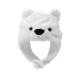 thumbnail image 4 of Bonito gorro de animal de peluche, novedad, gorro cálido para invierno, accesorios para disfraces, tocados, accesorios para fotos, capucha de Cosplay Hugo Gorro de felpa novedoso, 4 of 8