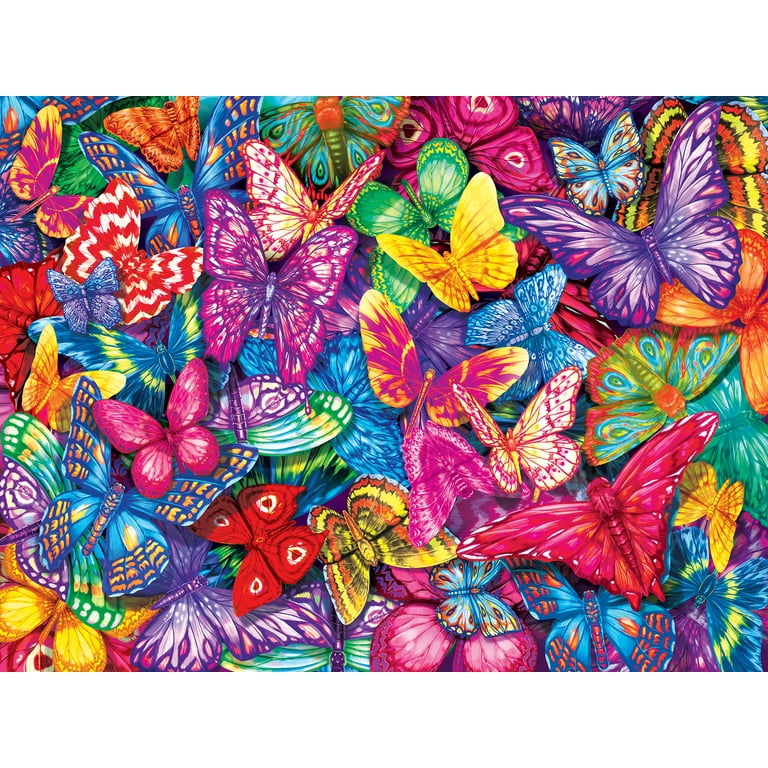 Cra-Z-Art Kodak 350-Piece Colorful Butterflies Jigsaw Puzzle