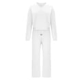 thumbnail image 4 of Brilliant Womens Plus Size Tops Women 2024 Color Sports Suit Casual Sports Hoodie Pant Two-piece Set Clearance Clothes under $5.00, 4 of 7