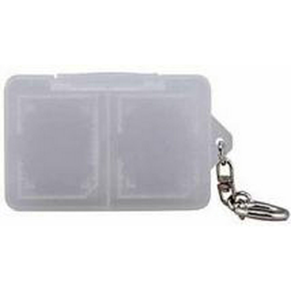 DIGITAL SD and XD Memory Card KEYCHAIN Holder CASE HOLDS 4 CARDS
