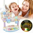 Kitchen Set for Girls 57 with Sound And Light Toddler Jewelry Set Real