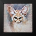 thumbnail image 2 of Campbell, Robert 12x12 Black Modern Framed Museum Art Print Titled - Fennec Fox Filgree, 2 of 5