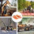 thumbnail image 7 of Dawot 2Pcs Tractor Bucket Protector,  Ski Edge Protector, Bucket Edge Anti-Skid Device, for Snow Leaves Removal Spreading Gravel, 7 of 7