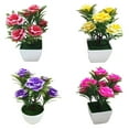 thumbnail image 7 of SPRING PARK 1Pc Artificial Flower Potted Handmade Plant Bonsai Party Outdoor Garden Decoration, 7 of 7