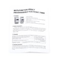 thumbnail image 4 of Speravity Temporizador programable LCD Digital de CC/CA de alta calidad, interruptor de relé de tiempo THC15A, temporizador electrónico semanal de 7 Pantallas optoelectrónicas No.04 Speravity GJ3865-04B, 4 of 6